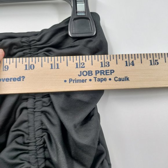 Forever 21 Ruched Drawstring Mini Skirt Black, Medium - Picture 7 of 7